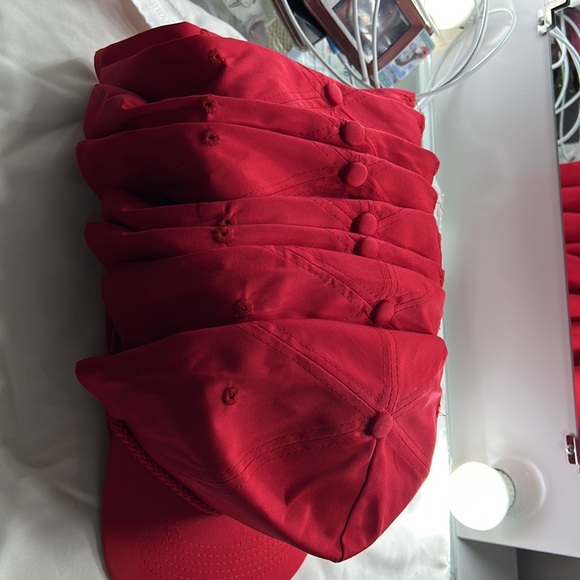 Kc Royal Queen gold rare vintage cap plain red i had 8 pcs available for sale - Picture 15 of 17